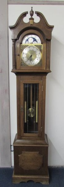 GRANDFATHER CLOCK MADE IN WESTERN GERMANY