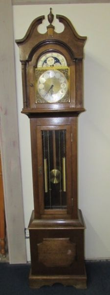 GRANDFATHER CLOCK MADE IN WESTERN GERMANY