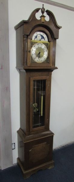 GRANDFATHER CLOCK MADE IN WESTERN GERMANY
