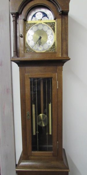 GRANDFATHER CLOCK MADE IN WESTERN GERMANY