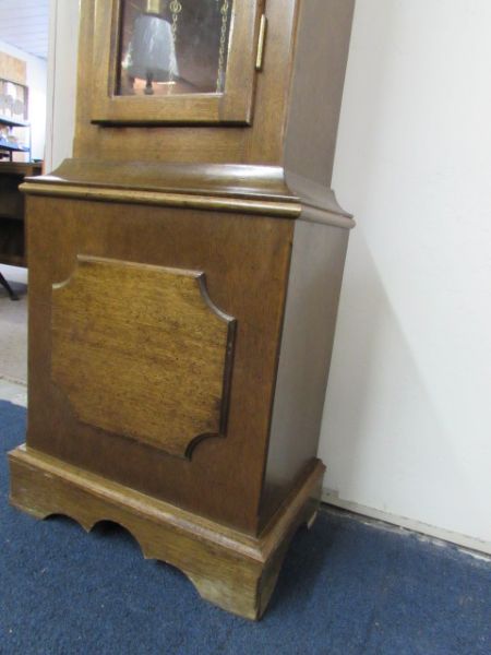 GRANDFATHER CLOCK MADE IN WESTERN GERMANY