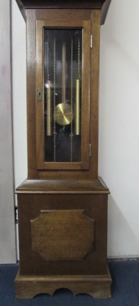 GRANDFATHER CLOCK MADE IN WESTERN GERMANY