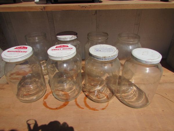GLASS GALLON JARS