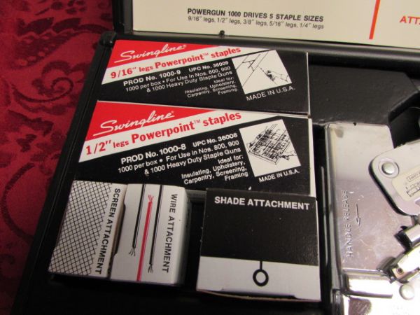SWINGLINE HEAVY DUTY STAPLE GUN KIT