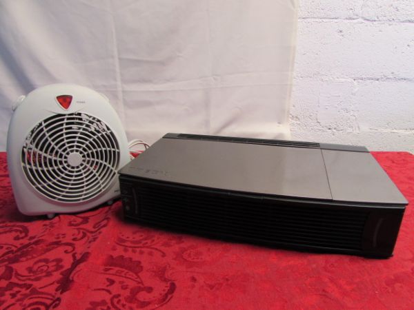 ORECK AIR FILTER & PORTABLE ELECTRIC HEATER