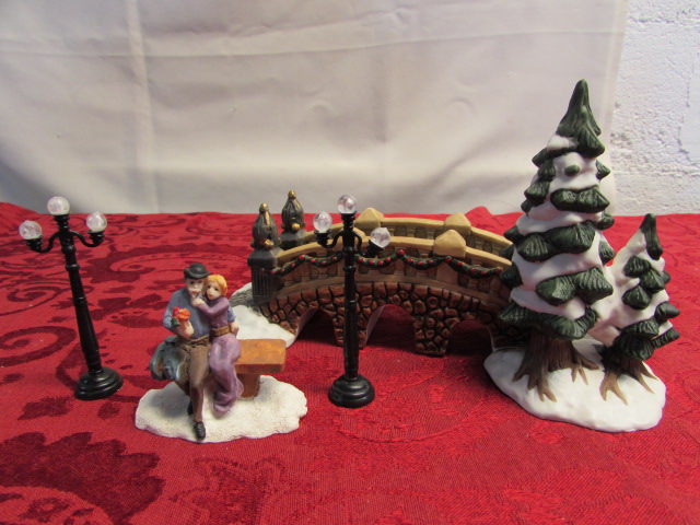 Lot Detail - THE VILLAGE PEOPLE! MINIATURE CHRISTMAS ...