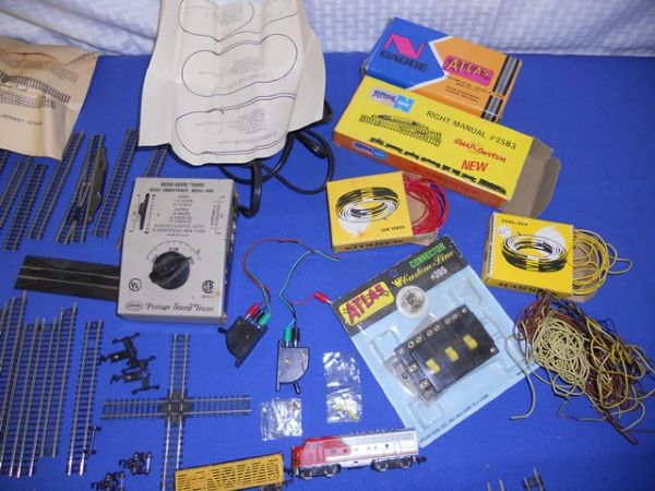 Misc. N gauge Train Track and Engines.