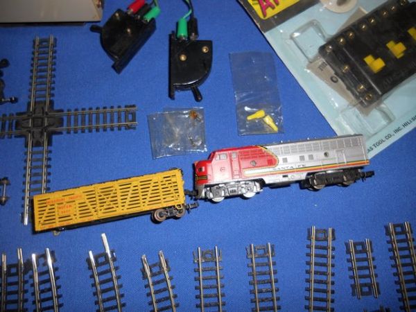 Misc. N gauge Train Track and Engines.