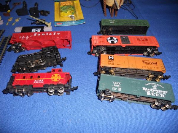 Misc. N gauge Train Track and Engines.