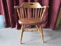 MATCHING MADE IN SWEDEN WOODEN CAPTAINS CHAIR