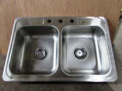 NEVER USED STAINLESS STEEL SINK