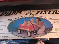 WOW! VINTAGE RADIO FLYER MODEL 24 "TOWN & COUNTRY" WAGON NEW IN BOX!!