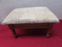 CUTE FOOT STOOL WITH STORAGE COMPARTMENT