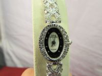 VICTORIAN STYLE SARAH COVENTRY LADIES WATCH WITH RHINESTONES