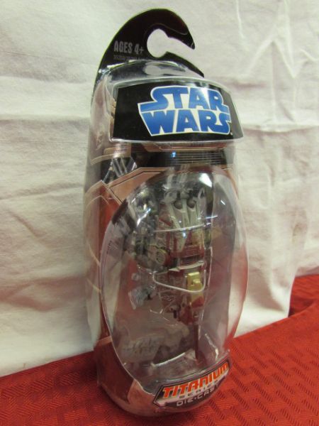 STARWARS COLLECTIBLES - DIE CAST  AT-TE, PEZ & MORE