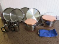 NEVER USED 12 PIECE STAINLESS STEEL COOK SET