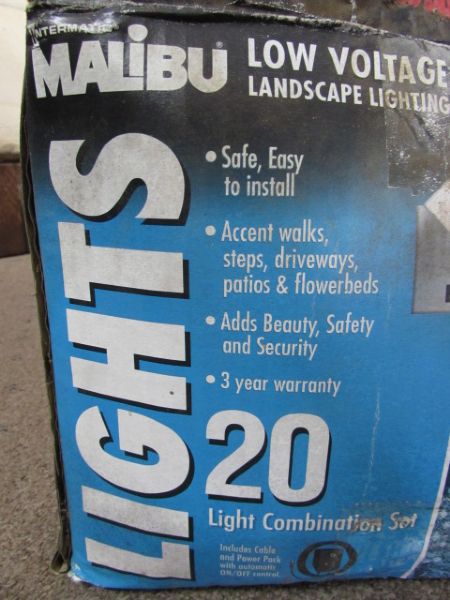 MALIBU 20 LIGHT COMBINATION LOW VOLTAGE LANDSCAPE LIGHTING
