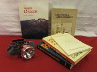 BOOKS ON GEOLOGY, ARCHEOLOGY, ANCIENT HISTORY & HEADLAMPS