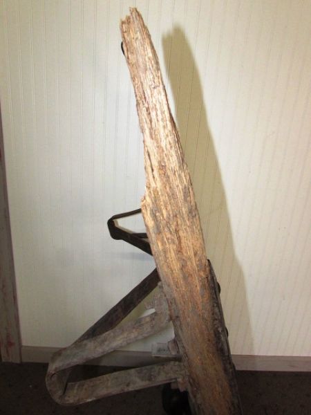 ANTIQUE BARREL HAND TRUCK
