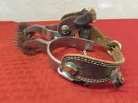 MORE SPURS WITH 2" ROWELS & LONG HORN STEER ACCENTS