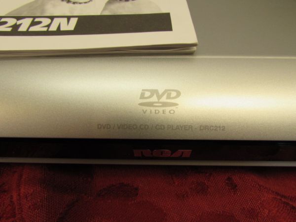 RCA DVD PLAYER WITH REMOTE