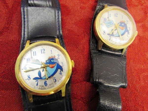 COLLECTIBLE CHARLIE TUNA WATCHES SORRY CHARLIE STAR KIST TUNA