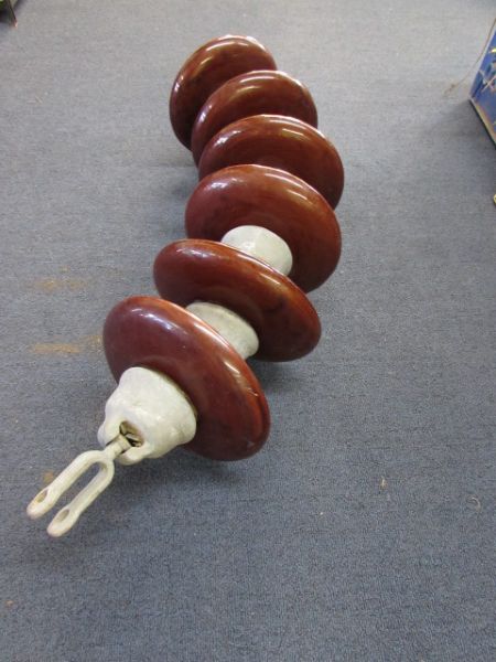 LARGE CERAMIC POWER LINE INSULATORS