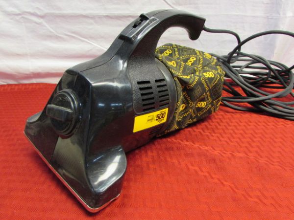 DIRT DEVIL SERIES 500 HANDHELD VACUUM WITH ATTACHMENTS