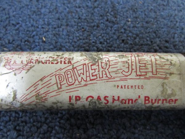 Lot Detail - A MANCHESTER TORCH & 10 POUND PROPANE TANK