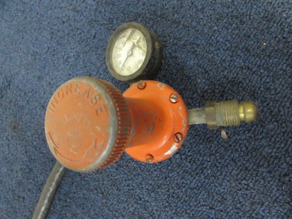 Lot Detail - A MANCHESTER TORCH & 10 POUND PROPANE TANK