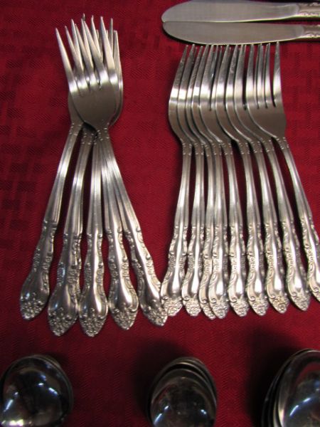 IMPERIAL FLATWARE SET & REVEREWARE KITCHEN KNIFE