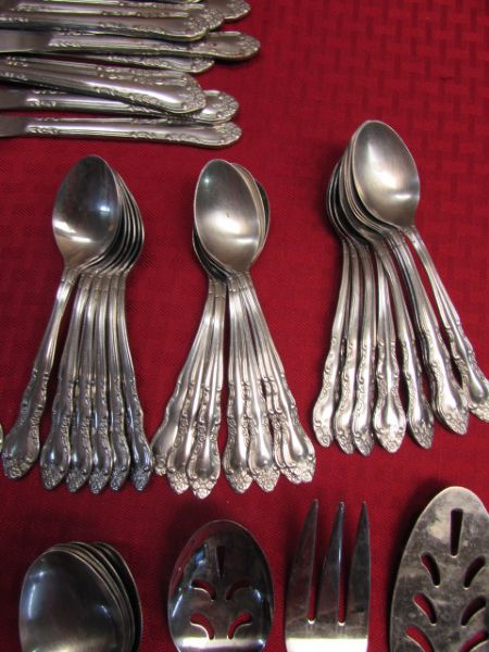 IMPERIAL FLATWARE SET & REVEREWARE KITCHEN KNIFE