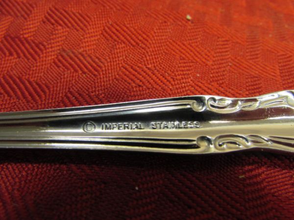 IMPERIAL FLATWARE SET & REVEREWARE KITCHEN KNIFE