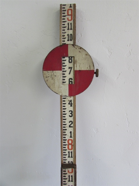 VERY OLD SURVEYORS STICK