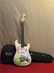 NICE FENDER SQUIER STRATOCASTER ELECTRIC GUITAR WITH CASE 