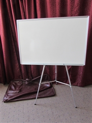 WHITE BOARD WITH TRI POD STAND & HANDY CARRYING CASE