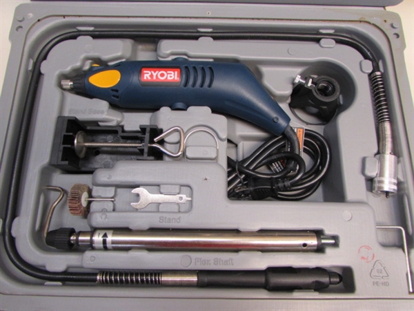 RYOBI ROTARY TOOL KIT IN EXCELLENT CONDITION 