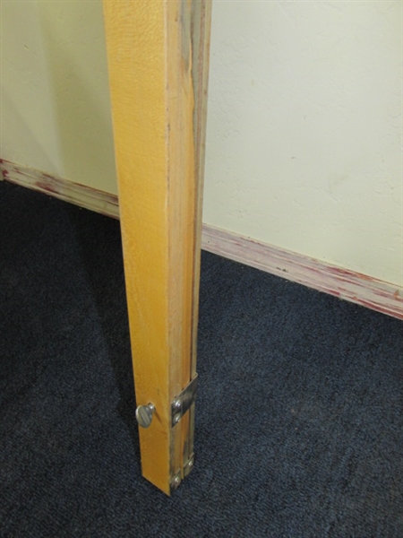 VINTAGE 8' DAVID WHITE SURVEYORS STICK 