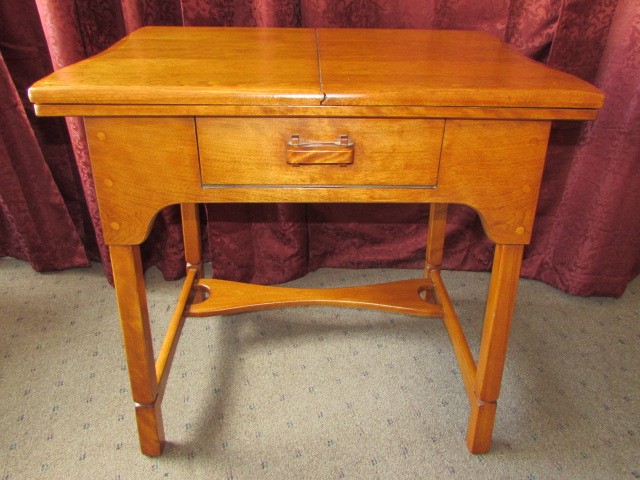 Lot Detail Gorgeous Scandinavian Style Solid Maple Sewing