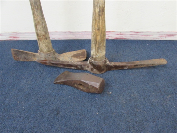 MATTOCK, PICK AXE & MAUL HEAD