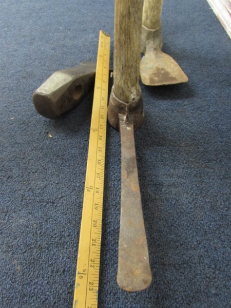 MATTOCK, PICK AXE & MAUL HEAD