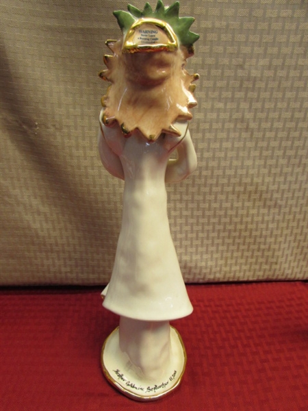 BEAUTIFUL HEATHER GOLDMINC 9/11/2001 ANGEL OF PEACE STATUE & ANGELIC FRIENDS