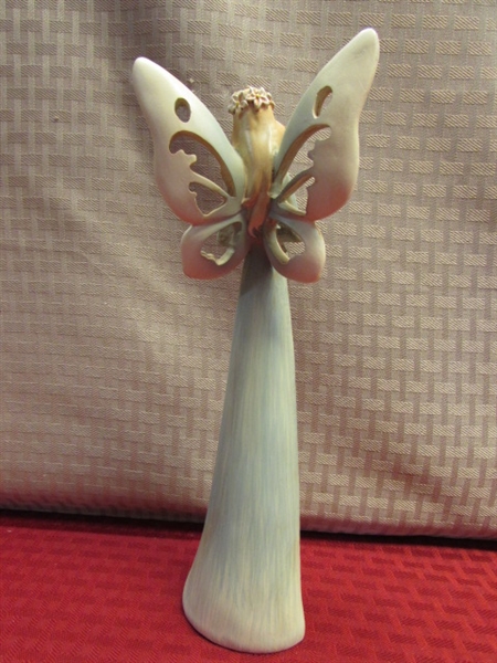 BEAUTIFUL HEATHER GOLDMINC 9/11/2001 ANGEL OF PEACE STATUE & ANGELIC FRIENDS