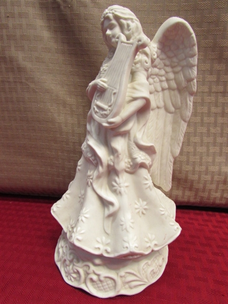 BEAUTIFUL HEATHER GOLDMINC 9/11/2001 ANGEL OF PEACE STATUE & ANGELIC FRIENDS