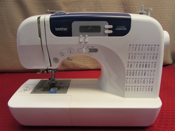 NEW BROTHER CS-6000I COMPUTERIZED SEWING MACHINE 
