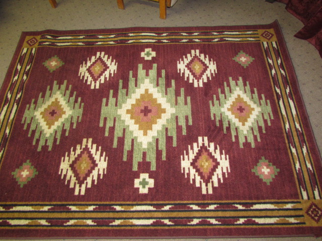 Lot Detail - NATIVE AMERICAN STYLE THROW RUG - LARGE
