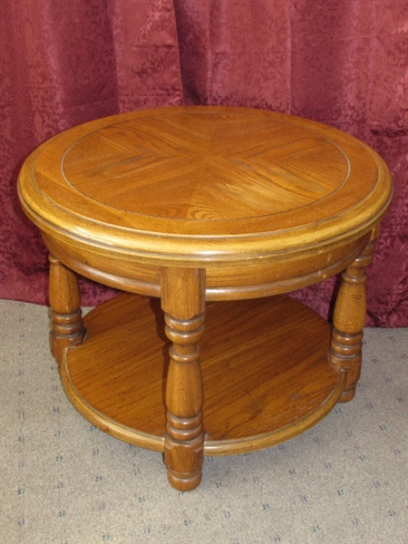 SECOND ATTRACTIVE ROUND SIDE TABLE