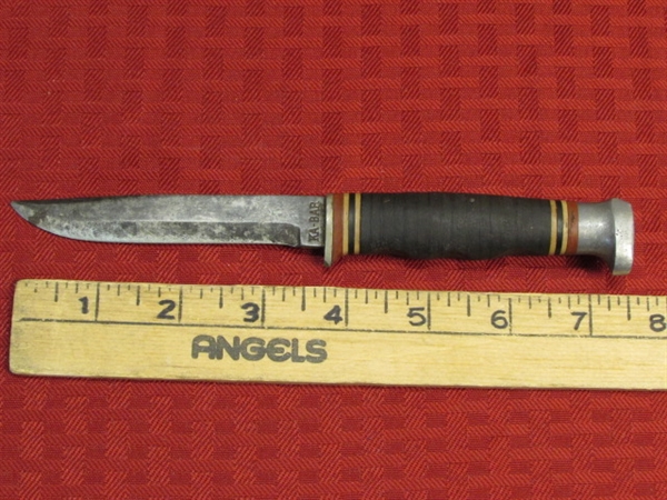 VINTAGE KA-BAR HUNTING KNIFE 