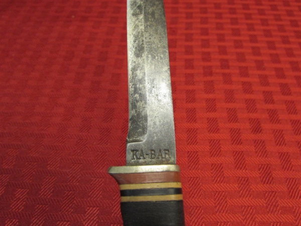 VINTAGE KA-BAR HUNTING KNIFE 