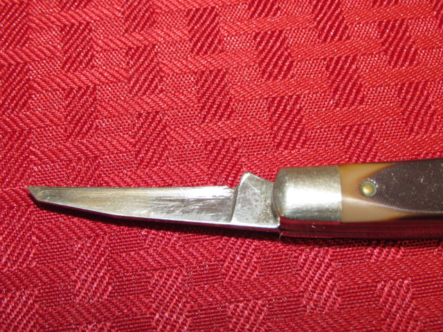 Lot - HAMMER BRAND TRIPLE BLADED FOLDING KNIFE VINTAGE ANTIQUE